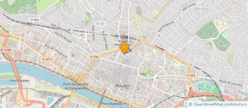 localisation de l'entreprise IMMOBILIERE BECHU à ROUEN