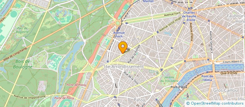 localisation de l'entreprise IMMOBILIERE BELLECHASSE  PARIS