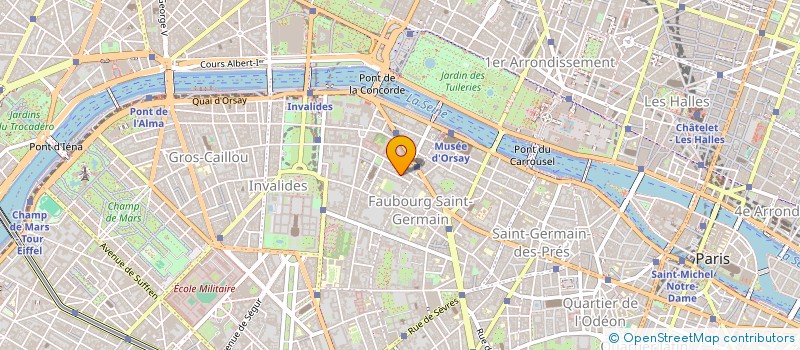 localisation de l'entreprise IMMOBILIERE BELLIARD  PARIS