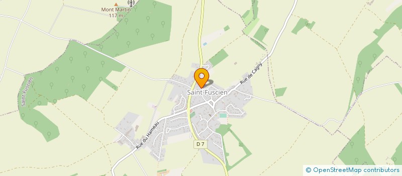 localisation de l'entreprise IMMOBILIERE BELU à SAINT-FUSCIEN