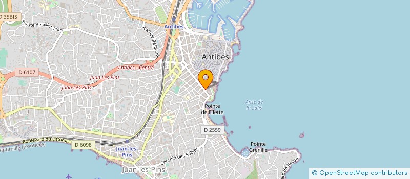 localisation de l'entreprise IMMOBILIERE BERARD à ANTIBES