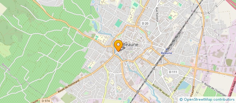 localisation de l'entreprise IMMOBILIERE BERNARD à BEAUNE