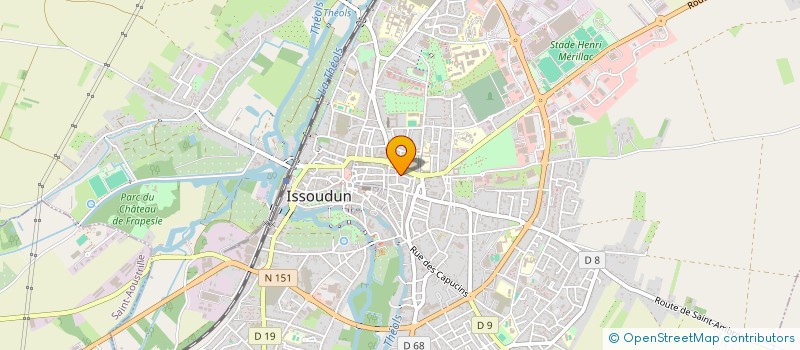 localisation de l'entreprise IMMOBILIERE BERRICHONNE à ISSOUDUN