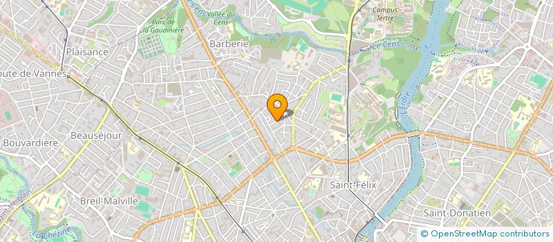 localisation de l'entreprise IMMOBILIERE BFL  NANTES