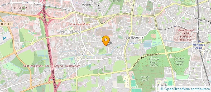 localisation de l'entreprise IMMOBILIERE BFT  MERIGNAC