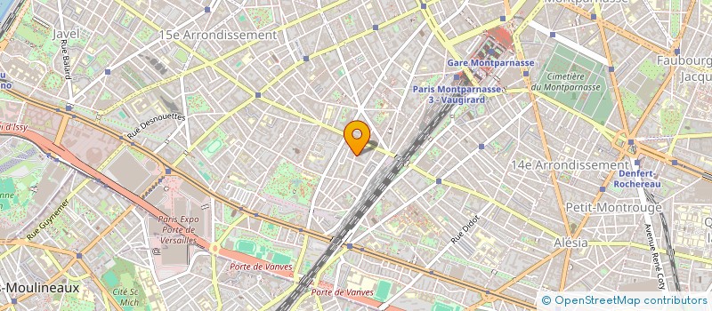 localisation de l'entreprise IMMOBILIERE BLOMET  PARIS