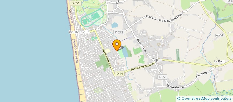 localisation de l'entreprise IMMOBILIERE BM CARENTAN  AGON-COUTAINVILLE