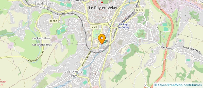localisation de l'entreprise IMMOBILIERE BMV  LE PUY EN VELAY