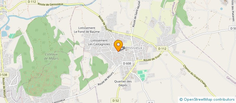 localisation de l'entreprise IMMOBILIERE BOLDRINI SCI  GENISSIEUX