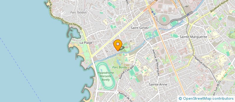 localisation de l'entreprise IMMOBILIERE BORELY à MARSEILLE