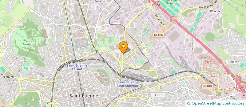 localisation de l'entreprise IMMOBILIERE BOUCHAABA  SAINT-ETIENNE