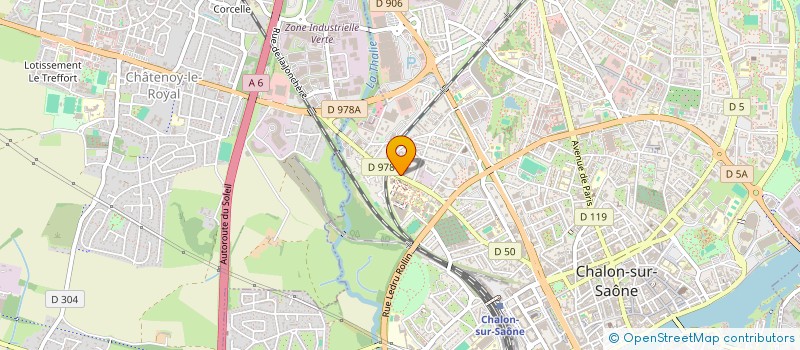 localisation de l'entreprise IMMOBILIERE BOUCICAUT - BLCL à CHALON-SUR-SAONE