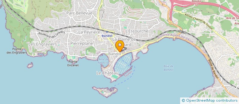 localisation de l'entreprise IMMOBILIERE BOYER à BANDOL