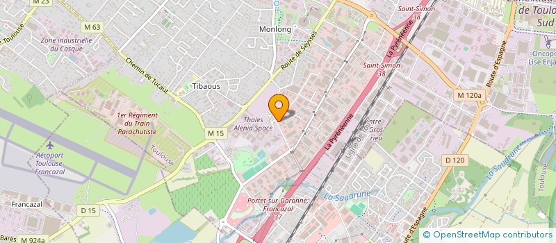 localisation de l'entreprise IMMOBILIERE BRAZEAU-VISSE  TOULOUSE