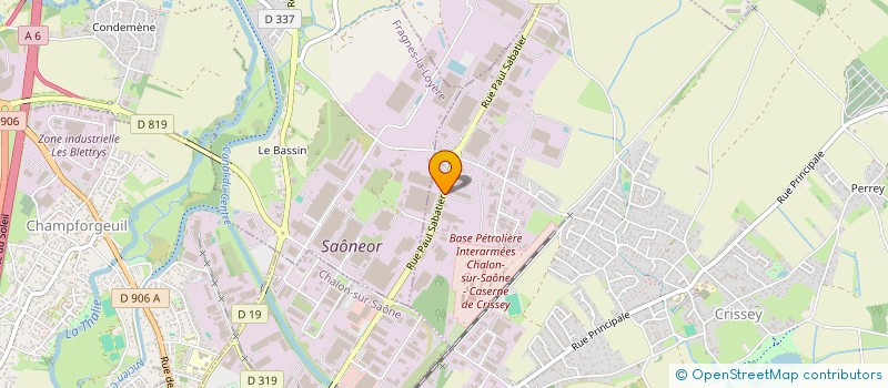 localisation de l'entreprise IMMOBILIERE BREVET  CRISSEY