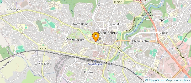 localisation de l'entreprise IMMOBILIERE BRIOCHINE à SAINT-BRIEUC