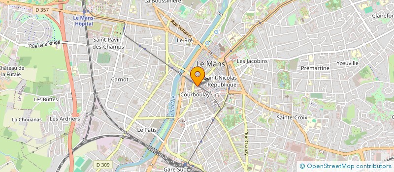 localisation de l'entreprise IMMOBILIERE BROUARD  LE MANS