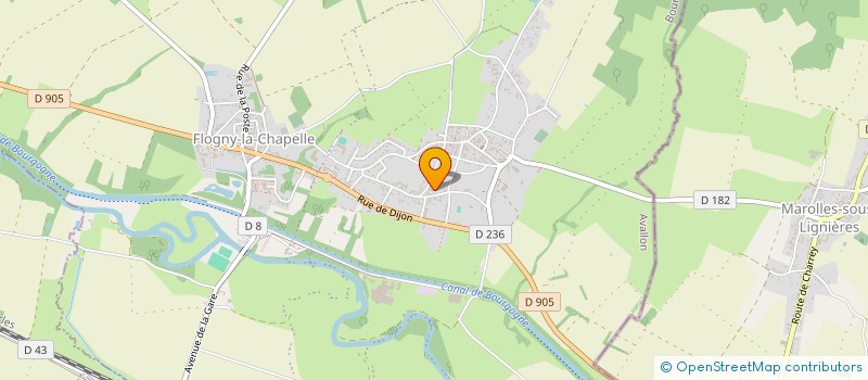 localisation de l'entreprise IMMOBILIERE BTA  FLOGNY-LA-CHAPELLE