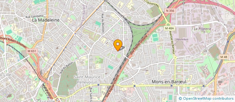 localisation de l'entreprise IMMOBILIERE BUTEZ à LILLE