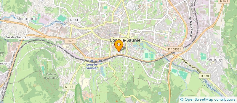 localisation de l'entreprise IMMOBILIERE C3J  LONS-LE-SAUNIER