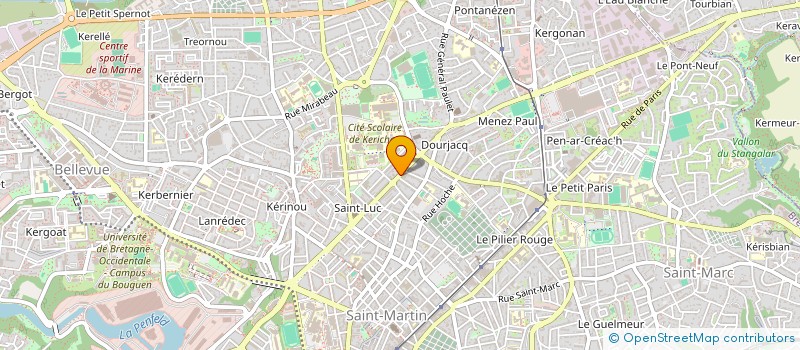 localisation de l'entreprise IMMOBILIERE CALMETTE  BREST