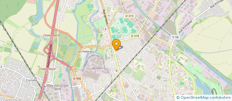 localisation de l'entreprise IMMOBILIERE CARDOT  CHALON-SUR-SAONE