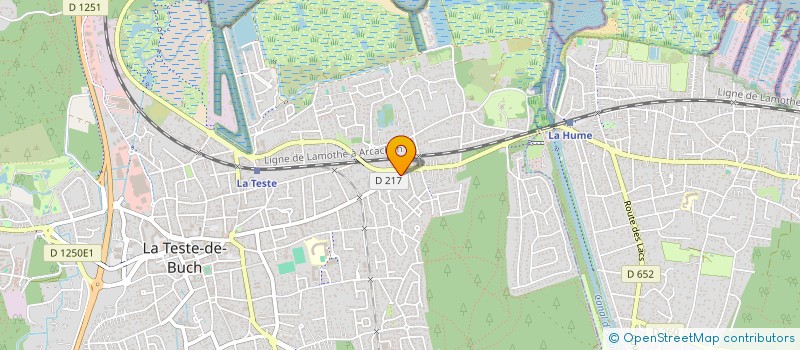 localisation de l'entreprise IMMOBILIERE CASTAING INTERNATIONAL  LA TESTE-DE-BUCH
