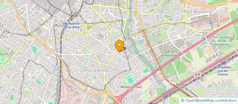 localisation de l'entreprise IMMOBILIERE CASTELLANE à MONTPELLIER