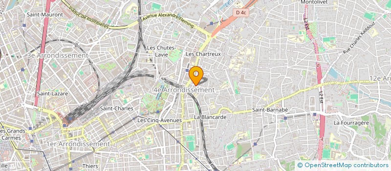 localisation de l'entreprise IMMOBILIERE CATALANA à MARSEILLE