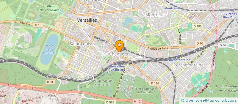 localisation de l'entreprise IMMOBILIERE CATHOLIQUE à VERSAILLES