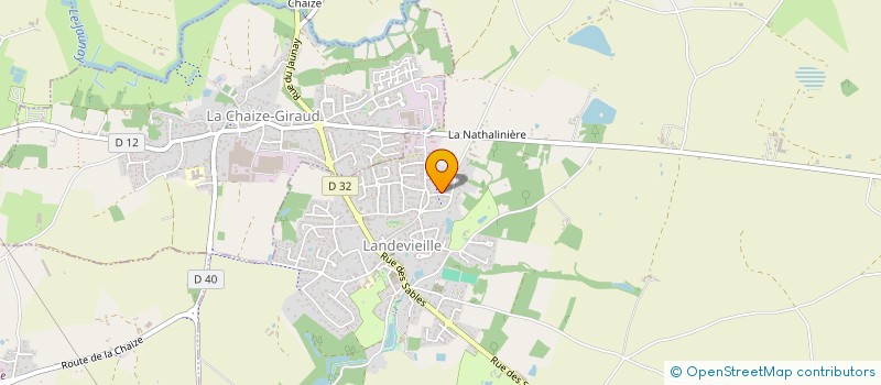 localisation de l'entreprise IMMOBILIERE CHAIGNE à LANDEVIEILLE