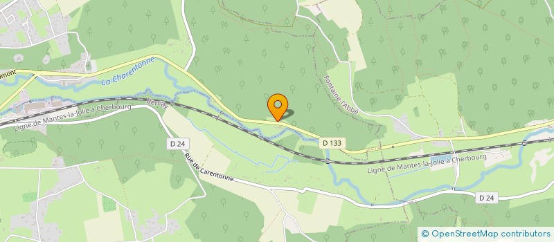 localisation de l'entreprise IMMOBILIERE CHAMPION  MENNEVAL