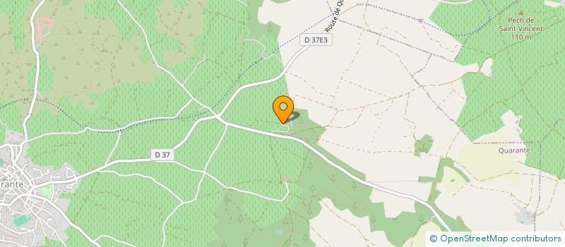 localisation de l'entreprise IMMOBILIERE CHATEAU QUARANTE  QUARANTE