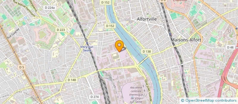 localisation de l'entreprise IMMOBILIERE CHAURAY  VITRY-SUR-SEINE