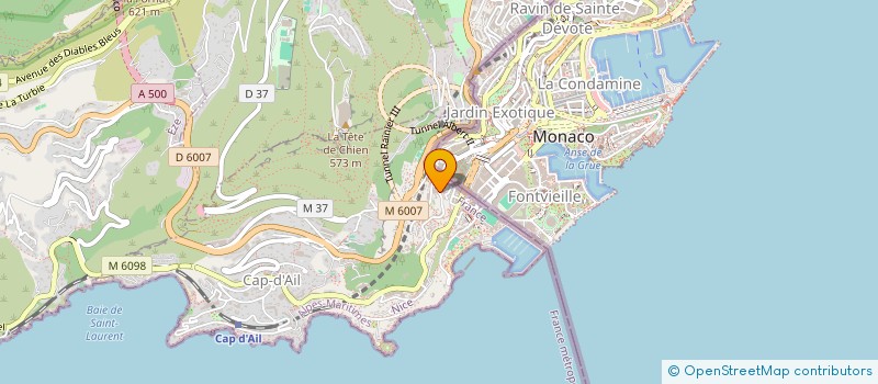 localisation de l'entreprise IMMOBILIERE CHAVAGNAS à CAP D'AIL