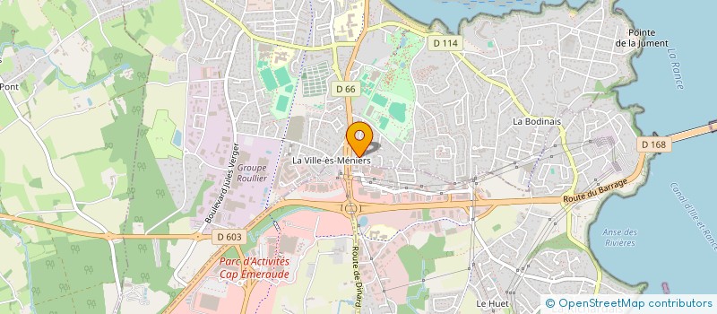 localisation de l'entreprise IMMOBILIERE CHRISTOPHE COLOMB  DINARD