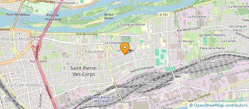 localisation de l'entreprise IMMOBILIERE CISPEO  SAINT-PIERRE-DES-CORPS