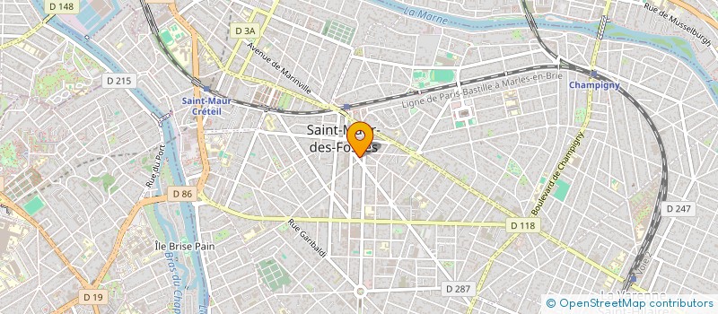 localisation de l'entreprise IMMOBILIERE CL à SAINT-MAUR-DES-FOSSES