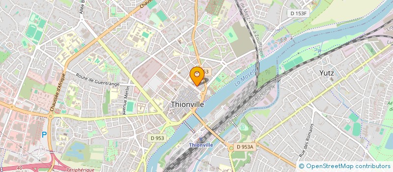 localisation de l'entreprise IMMOBILIERE CLEMENCEAU 2000 à THIONVILLE