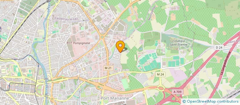 localisation de l'entreprise IMMOBILIERE CNR  VENDARGUES