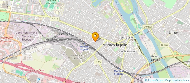 localisation de l'entreprise IMMOBILIERE CONSTRUCTION à MANTES-LA-JOLIE