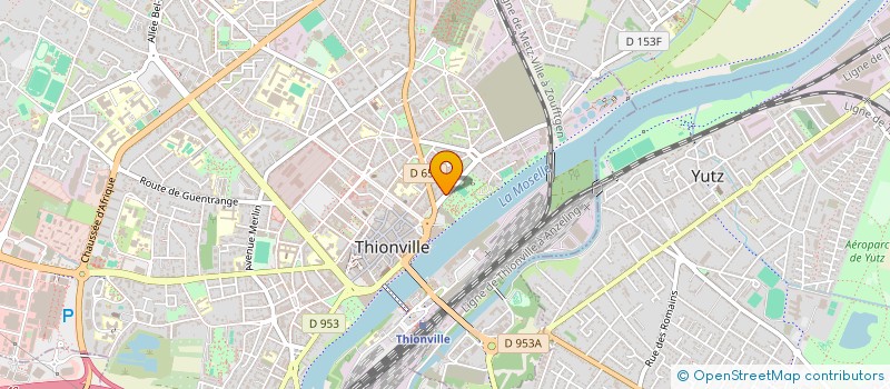 localisation de l'entreprise IMMOBILIERE CORDIER à THIONVILLE
