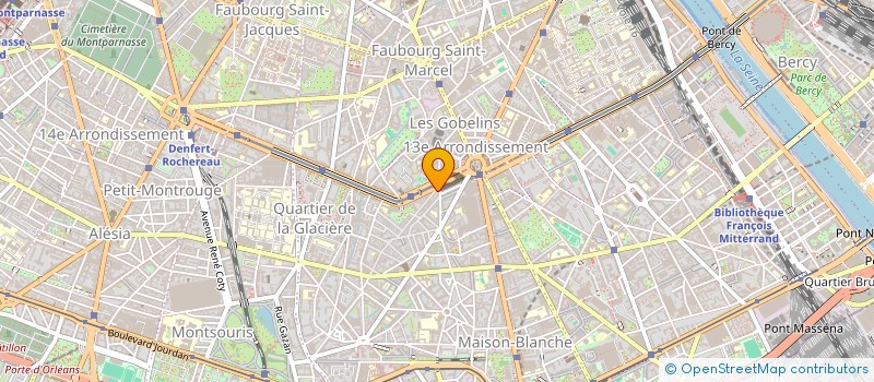 localisation de l'entreprise IMMOBILIERE CORVISART  PARIS