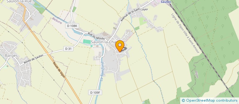 localisation de l'entreprise IMMOBILIERE COS  SAULON-LA-CHAPELLE