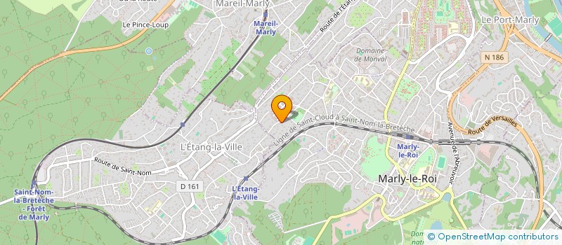 localisation de l'entreprise IMMOBILIERE COSMUS  MARLY-LE-ROI