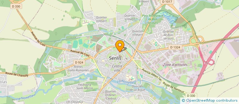 localisation de l'entreprise IMMOBILIERE COSTA  NEUILLY-SOUS-CLERMONT