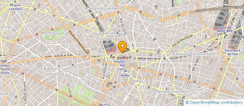 localisation de l'entreprise IMMOBILIERE COURCELLES  PARIS