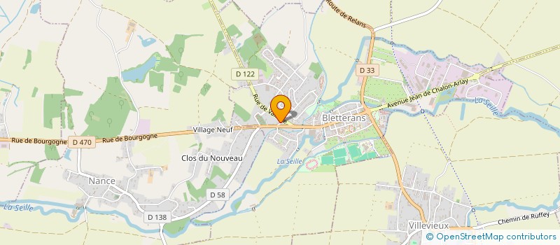 localisation de l'entreprise IMMOBILIERE COUTOT  RUFFEY-SUR-SEILLE