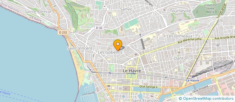 localisation de l'entreprise IMMOBILIERE CTC NORMANDIE à LE HAVRE