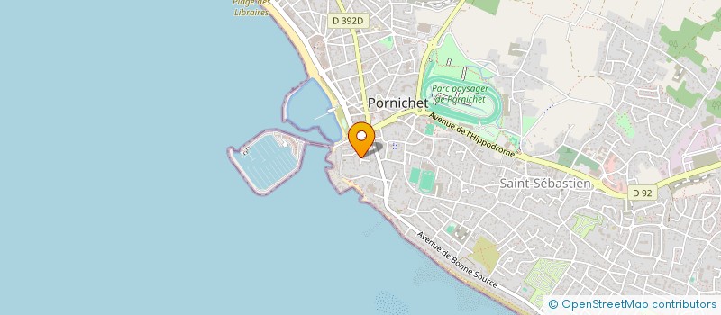 localisation de l'entreprise IMMOBILIERE D'OCEANIS à PORNICHET